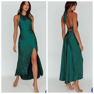 Selfie Leslie Green Maxi Dress